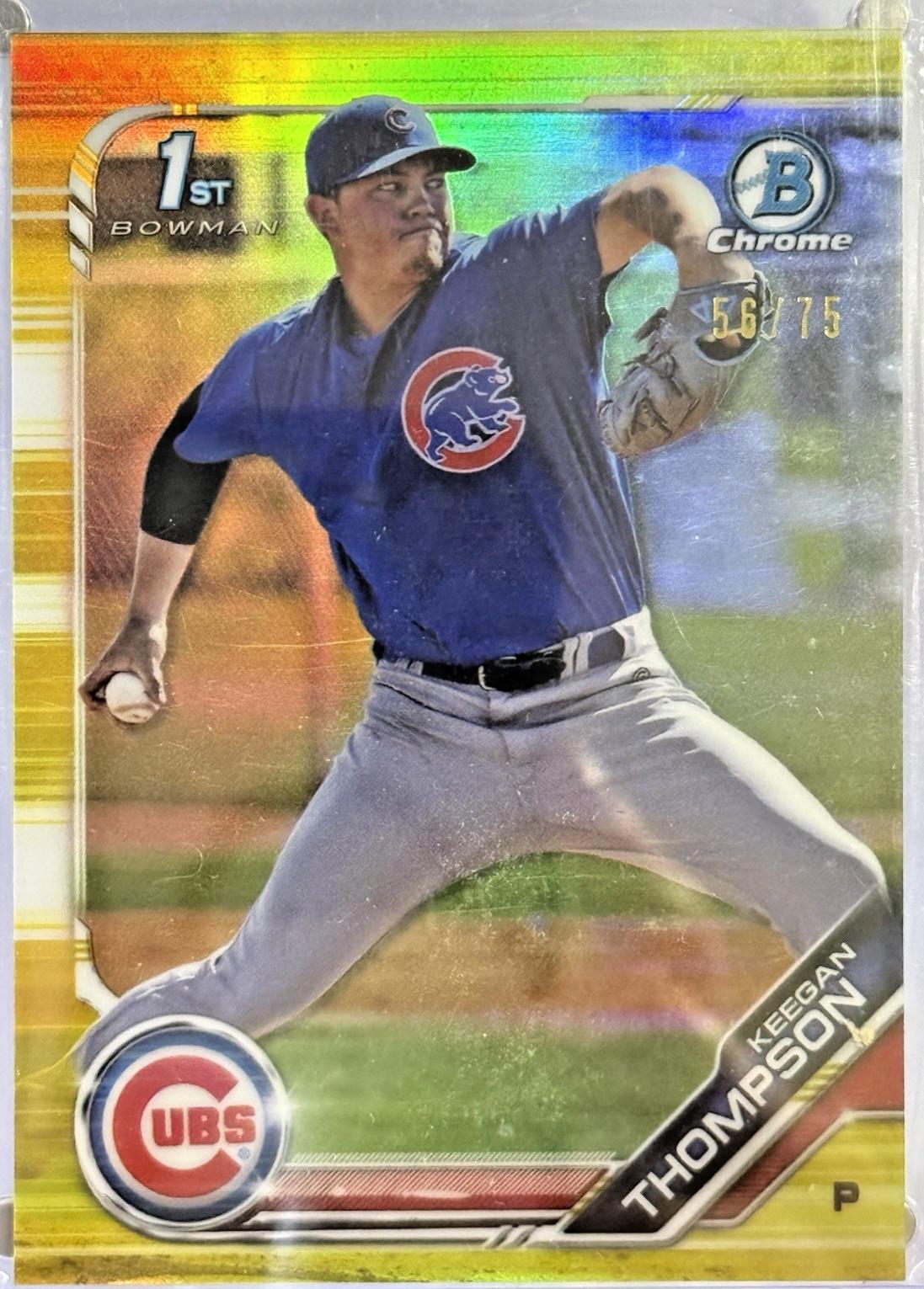 Keegan Thompson [Yellow Refractor] #BCP-90