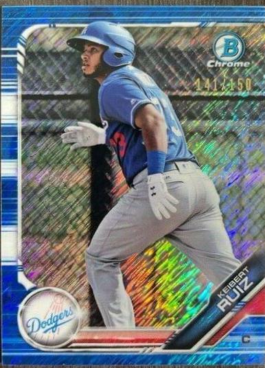 Keibert Ruiz [Blue Shimmer Refractor] #BCP-118