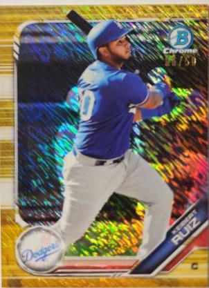 Keibert Ruiz [Gold Shimmer Refractor] #BCP-235