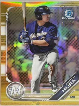 Keston Hiura [Gold Refractor] #BCP-54