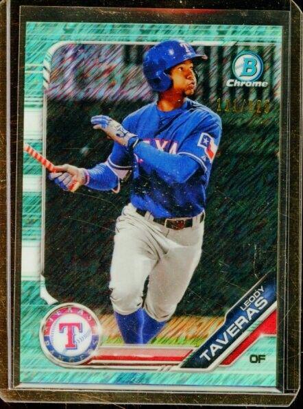 Leody Taveras [Aqua Shimmer Refractor] #BCP-18