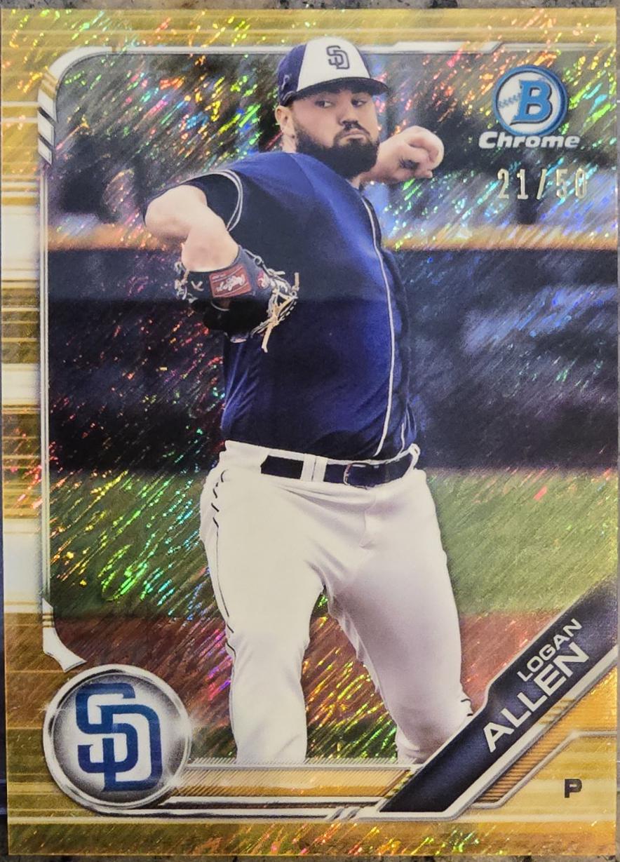 Logan Allen [Gold Shimmer Refractor] #BCP-19