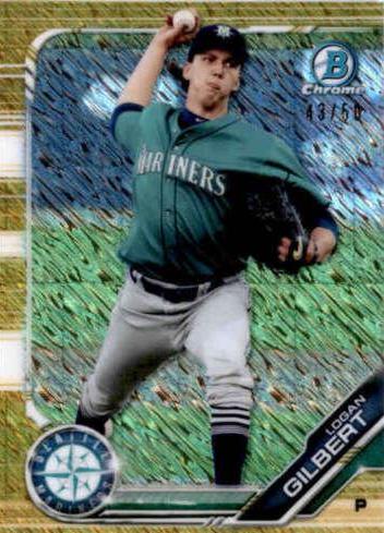 Logan Gilbert [Gold Shimmer Refractor] #BCP-192