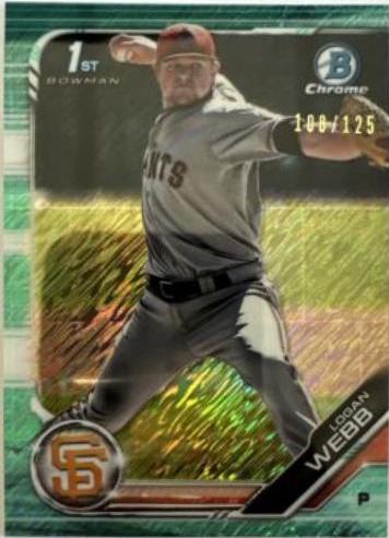 Logan Webb [Aqua Shimmer Refractor] #BCP-79