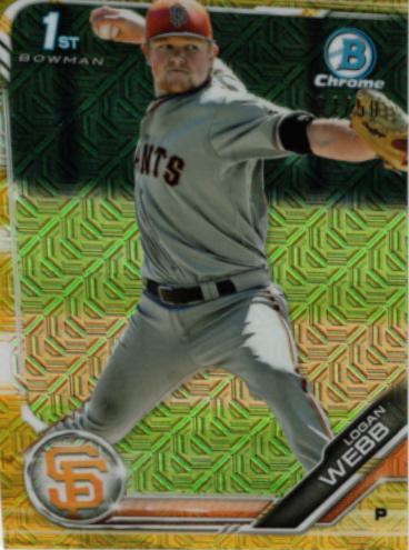 Logan Webb [Gold Refractor] #BCP-79