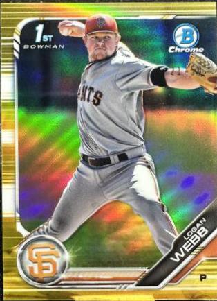 Logan Webb [Gold Shimmer Refractor] #BCP-79