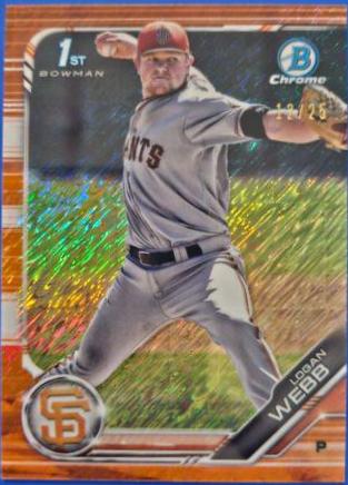 Logan Webb [Orange Refractor] #BCP-79