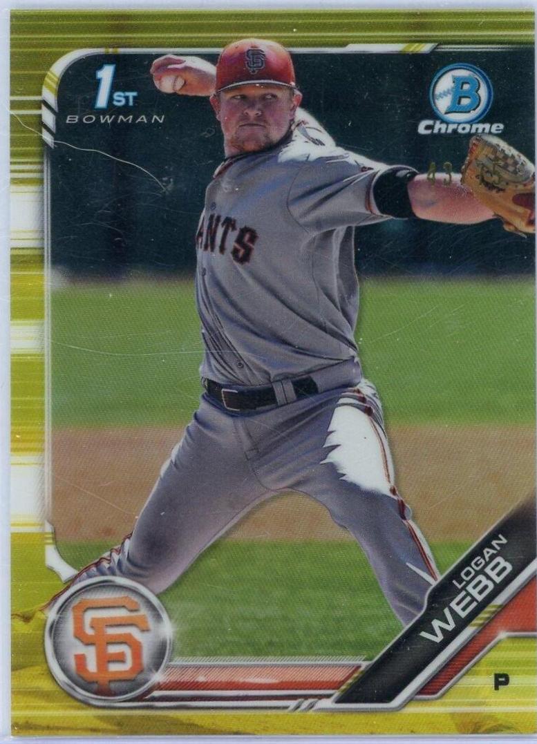 Logan Webb [Yellow Refractor] #BCP-79