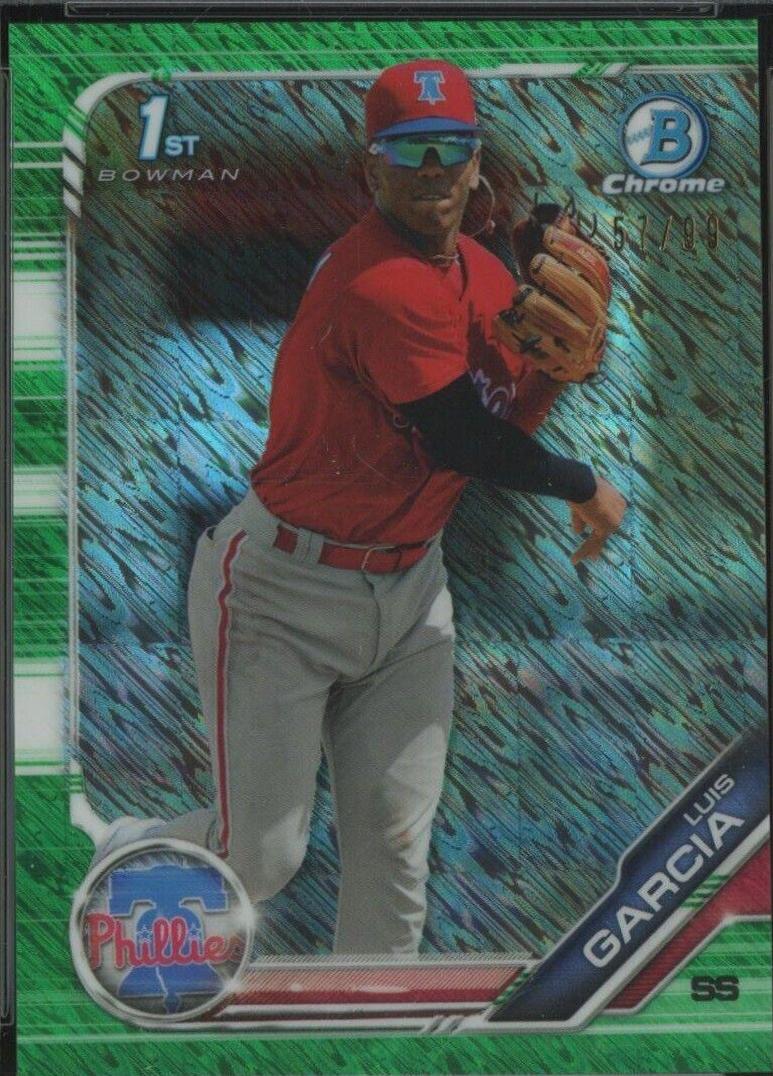 Luis Garcia [Green Shimmer Refractor] #BCP-237