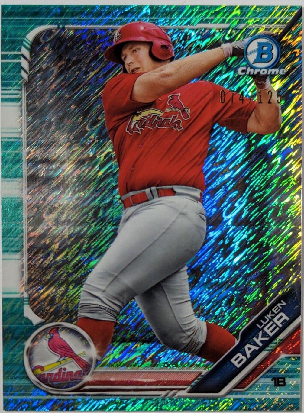 Luken Baker [Aqua Shimmer Refractor] #BCP-116