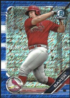 Luken Baker [Blue Shimmer Refractor] #BCP-116