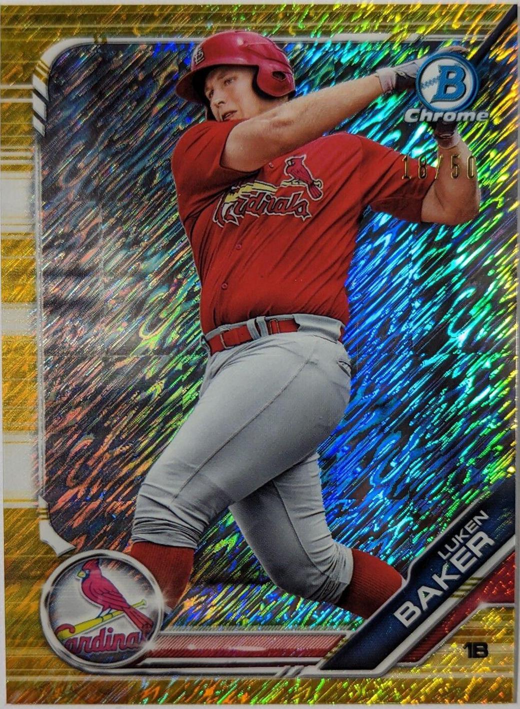 Luken Baker [Gold Shimmer Refractor] #BCP-116
