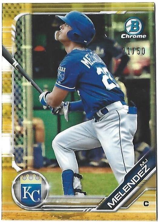 MJ Melendez [Gold Refractor] #BCP-128