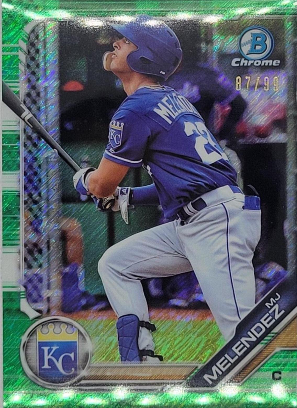 MJ Melendez [Green Shimmer Refractor] #BCP-128