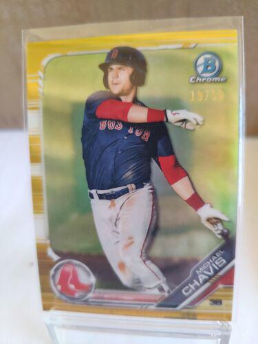 Michael Chavis [Gold Shimmer Refractor] #BCP-92