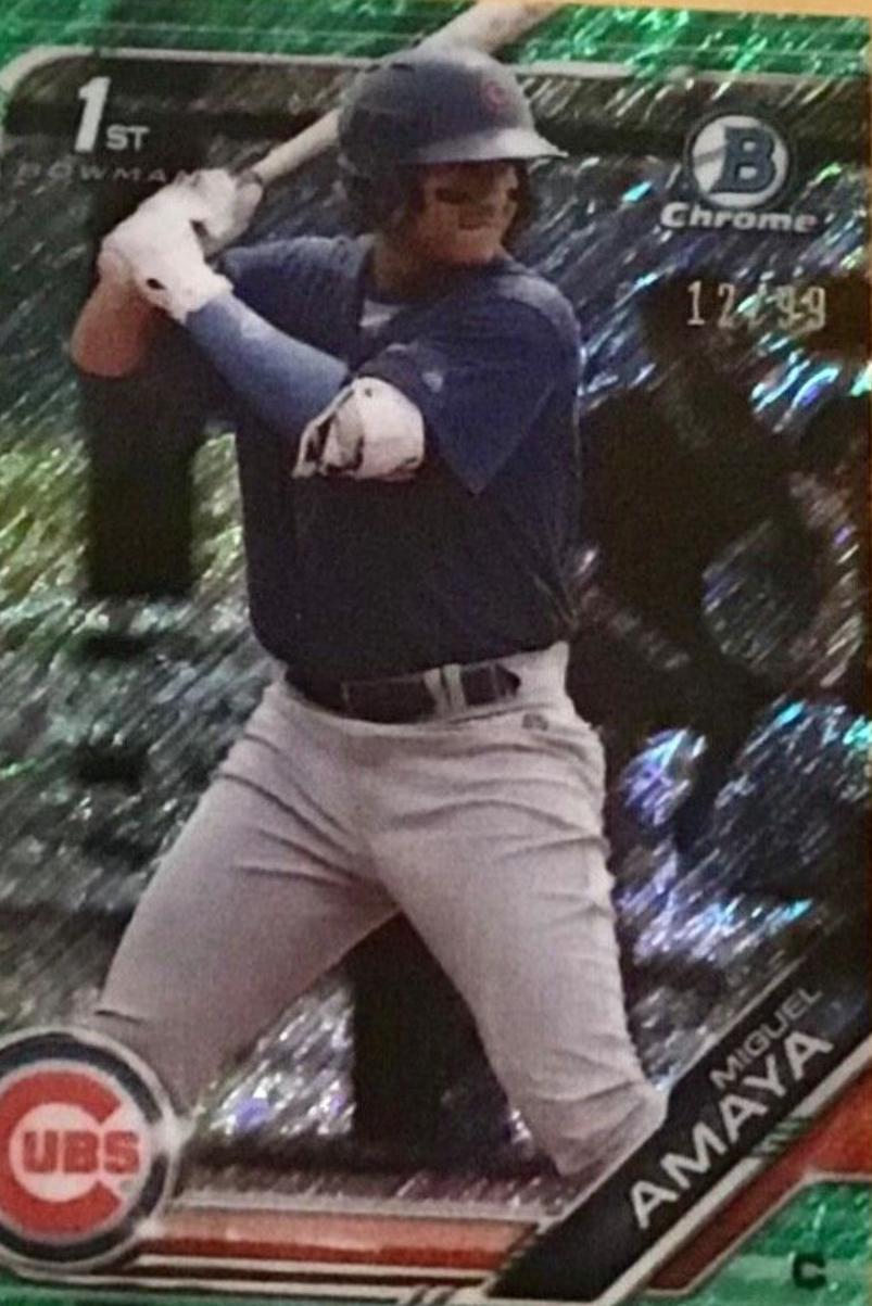 Miguel Amaya [Green Shimmer Refractor] #BCP-35