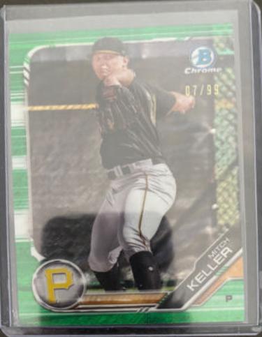 Mitch Keller [Green Shimmer Refractor] #BCP-133
