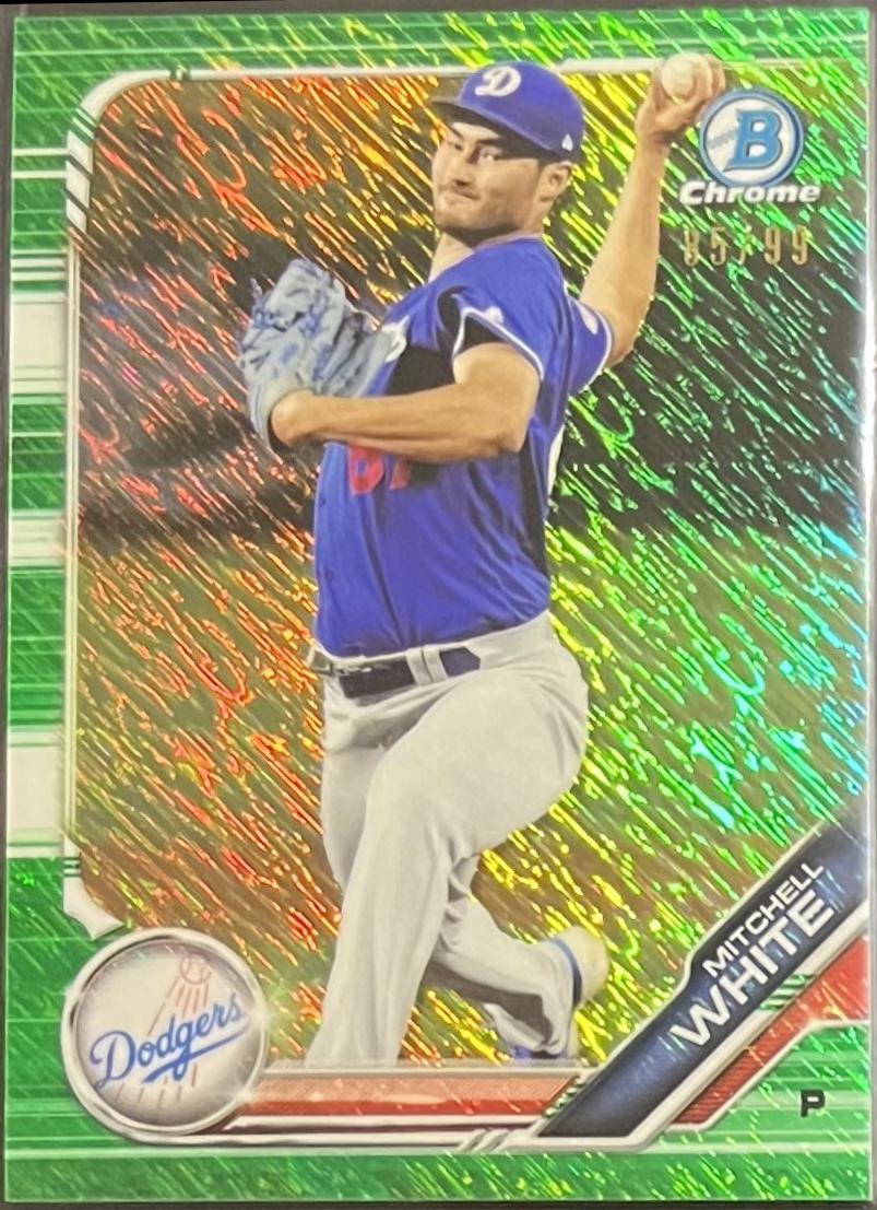Mitchell White [Green Shimmer Refractor] #BCP-172