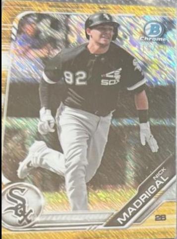Nick Madrigal [Gold Refractor] #BCP-173