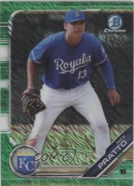 Nick Pratto [Green Shimmer Refractor] #BCP-190