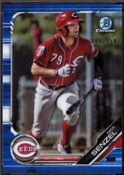 Nick Senzel [Blue Shimmer Refractor] #BCP-43