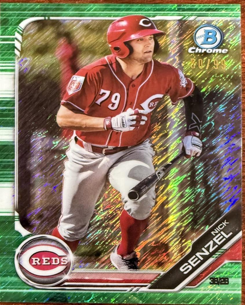 Nick Senzel [Green Shimmer Refractor] #BCP-43