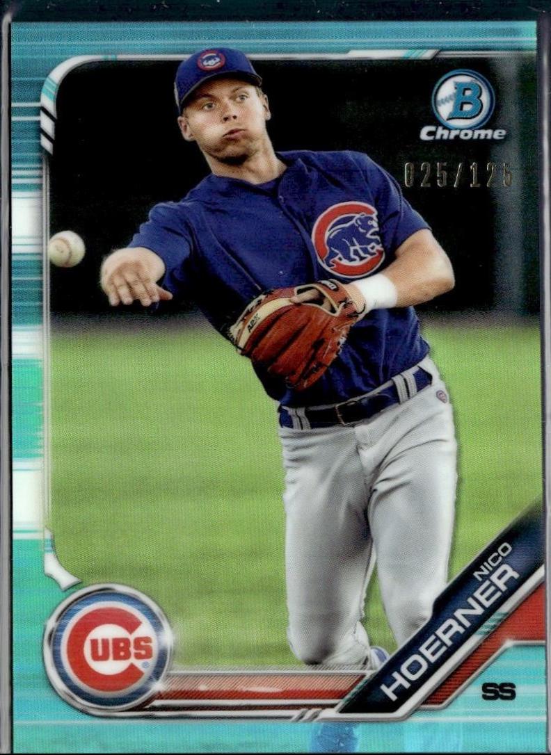 Nico Hoerner [Aqua Refractor] #BCP-59