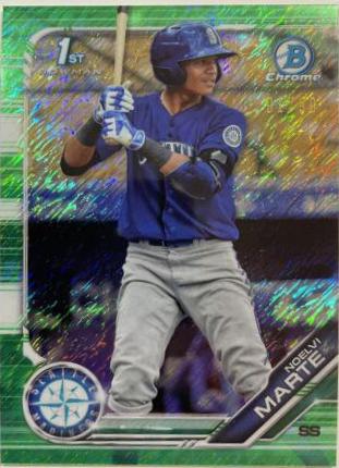 Noelvi Marte [Green Shimmer Refractor] #BCP-97