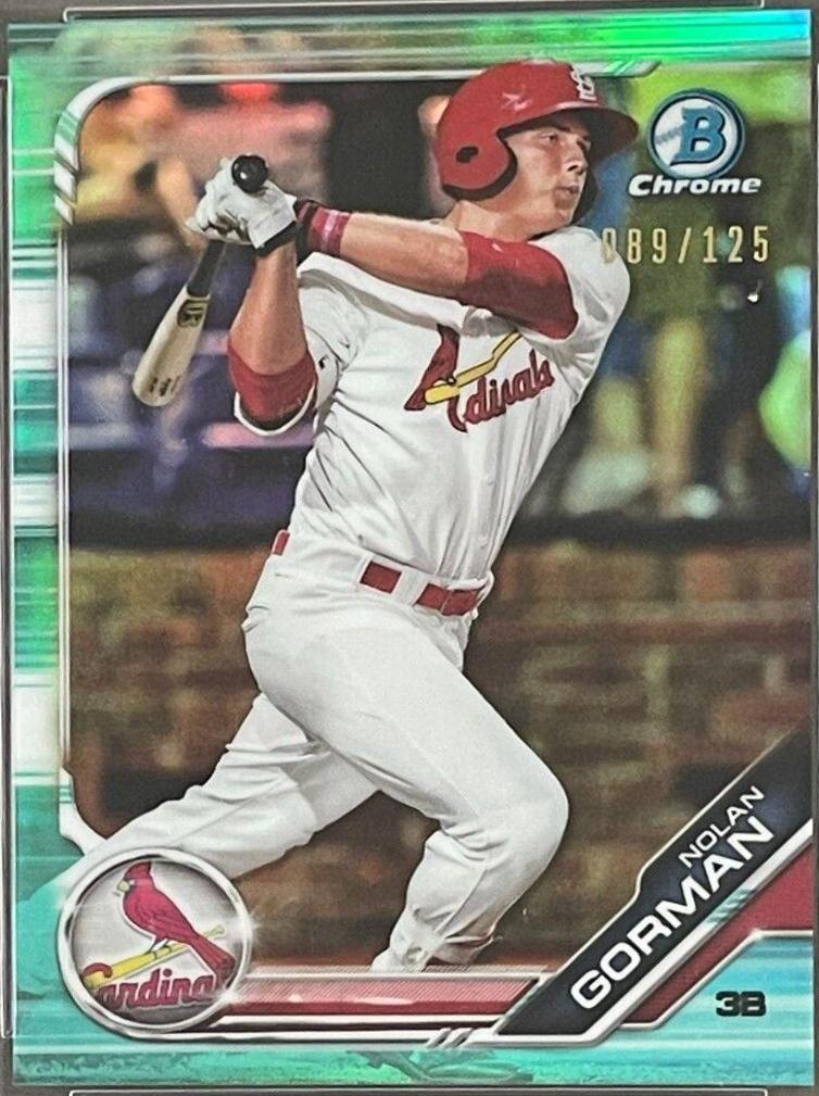 Nolan Gorman [Aqua Refractor] #BCP-60