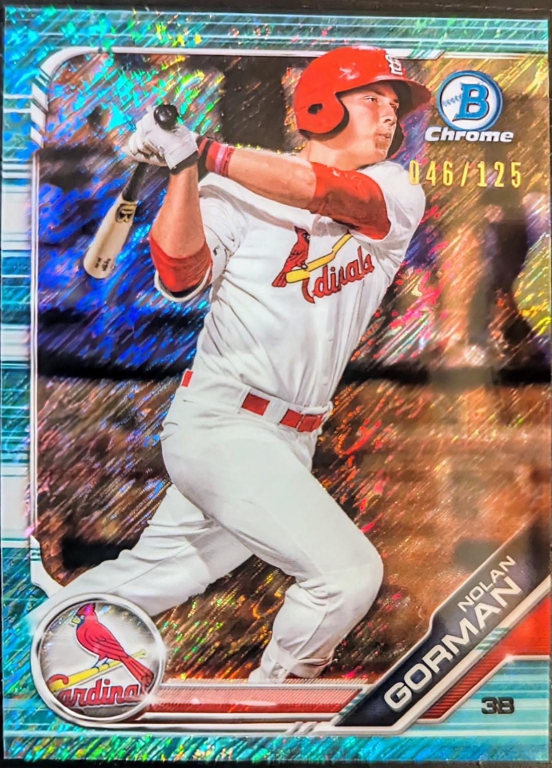 Nolan Gorman [Aqua Shimmer Refractor] #BCP-60