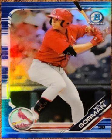 Nolan Gorman [Blue Refractor] #BCP-221