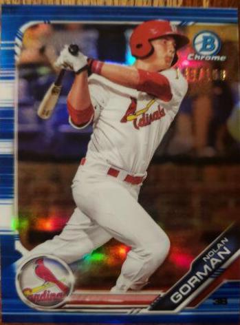 Nolan Gorman [Blue Refractor] #BCP-60