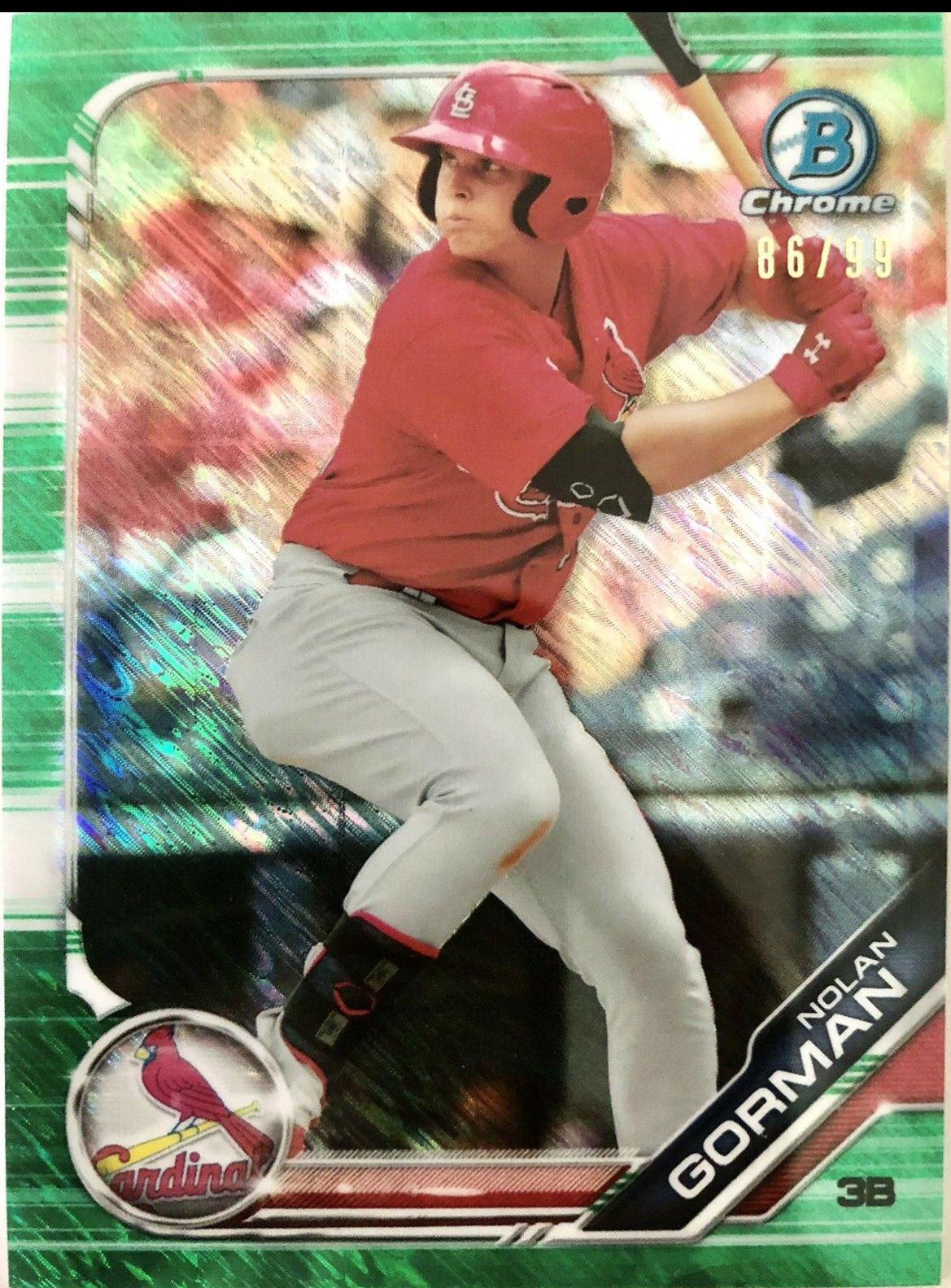 Nolan Gorman [Green Refractor] #BCP-221
