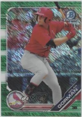 Nolan Gorman [Green Shimmer Refractor] #BCP-221