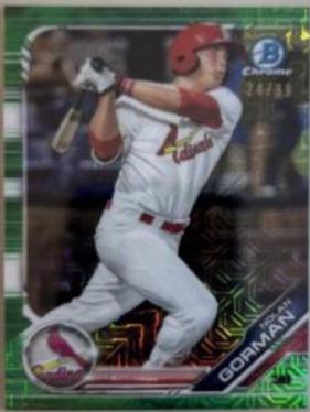Nolan Gorman [Green Shimmer Refractor] #BCP-60
