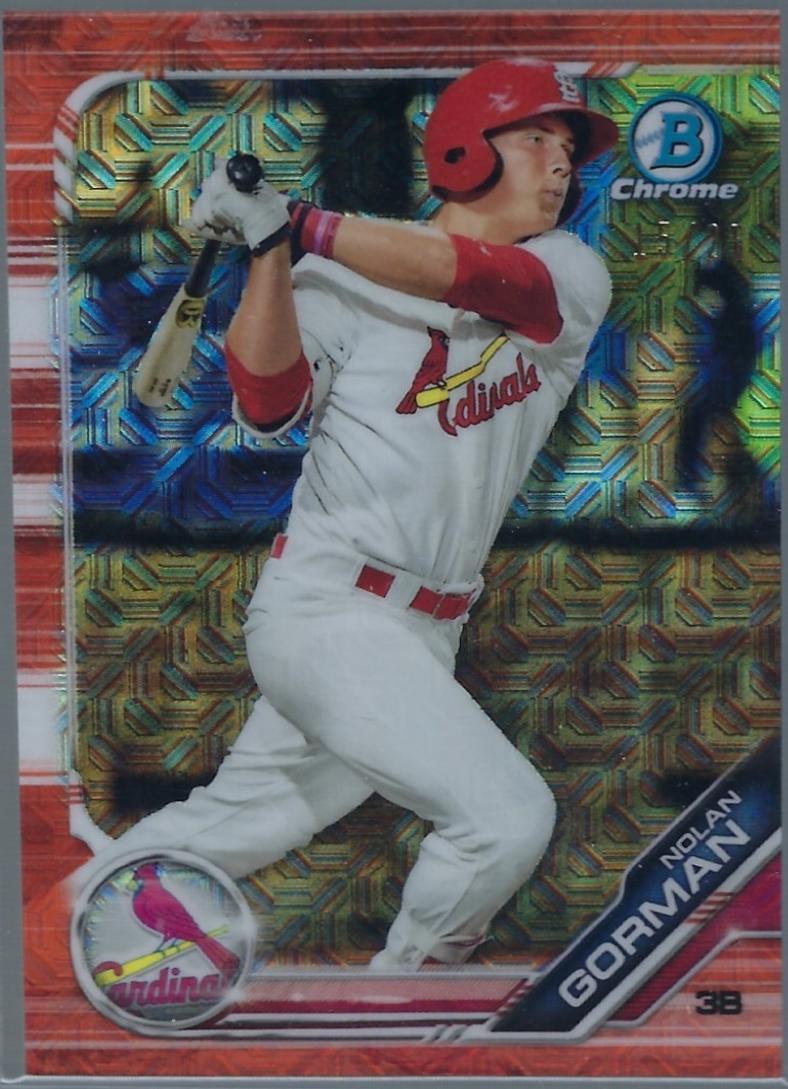 Nolan Gorman [Orange Refractor] #BCP-60