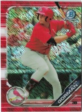 Nolan Gorman [Red Shimmer] #BCP-221