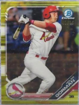 Nolan Gorman [Yellow Refractor] #BCP-60