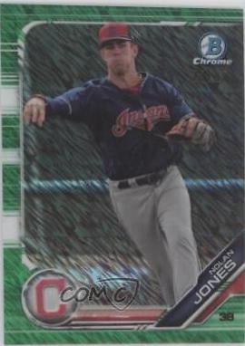Nolan Jones [Green Shimmer Refractor] #BCP-155
