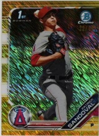 Patrick Sandoval [Gold Shimmer Refractor] #BCP-236