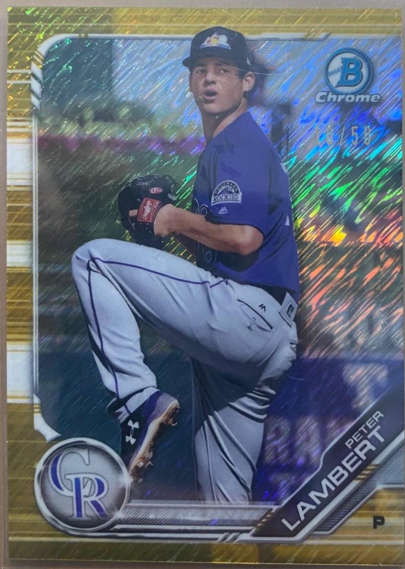 Peter Lambert [Gold Shimmer Refractor] #BCP-136