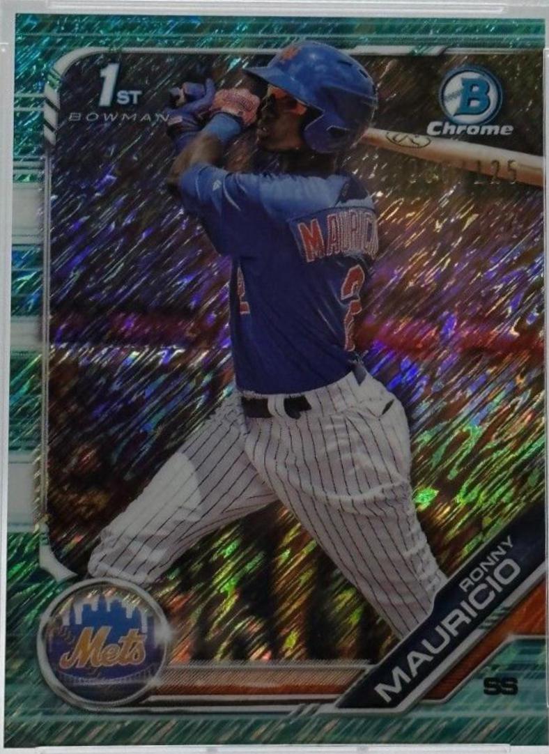 Ronny Mauricio [Aqua Shimmer Refractor] #BCP-107