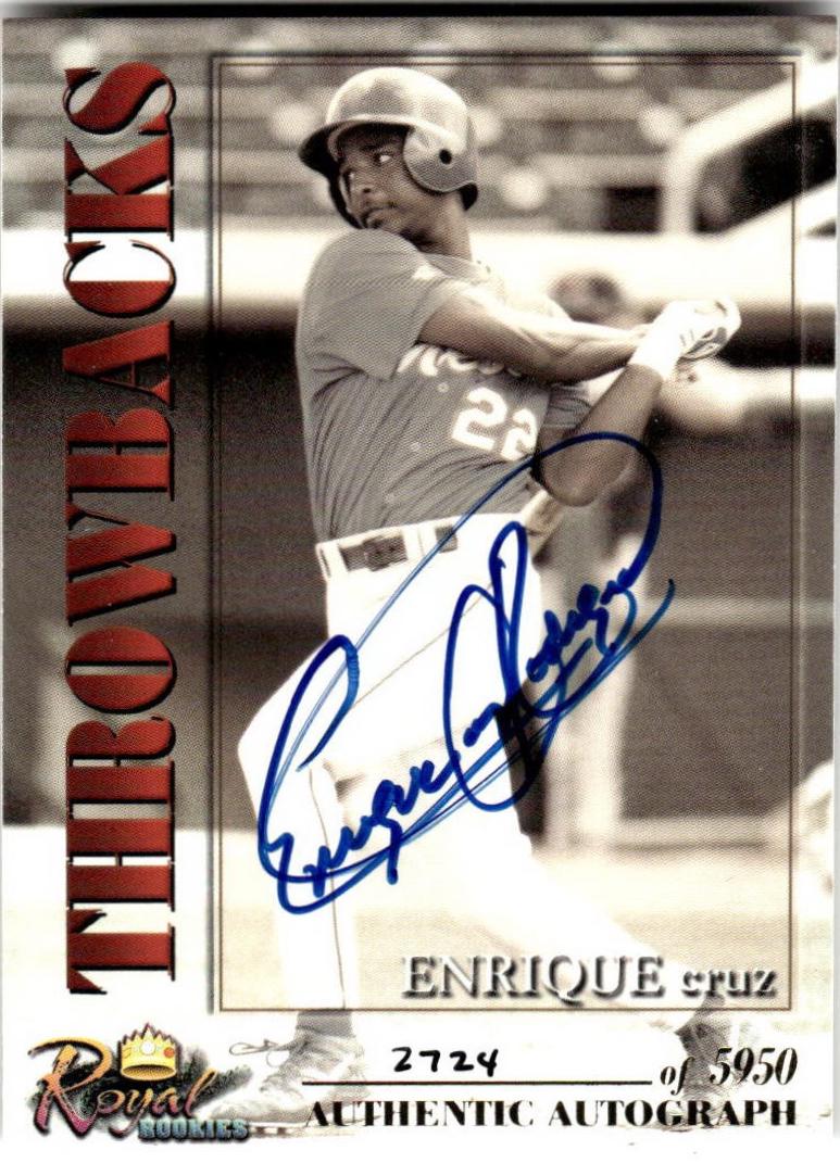 Enrique Cruz [Autograph] #3