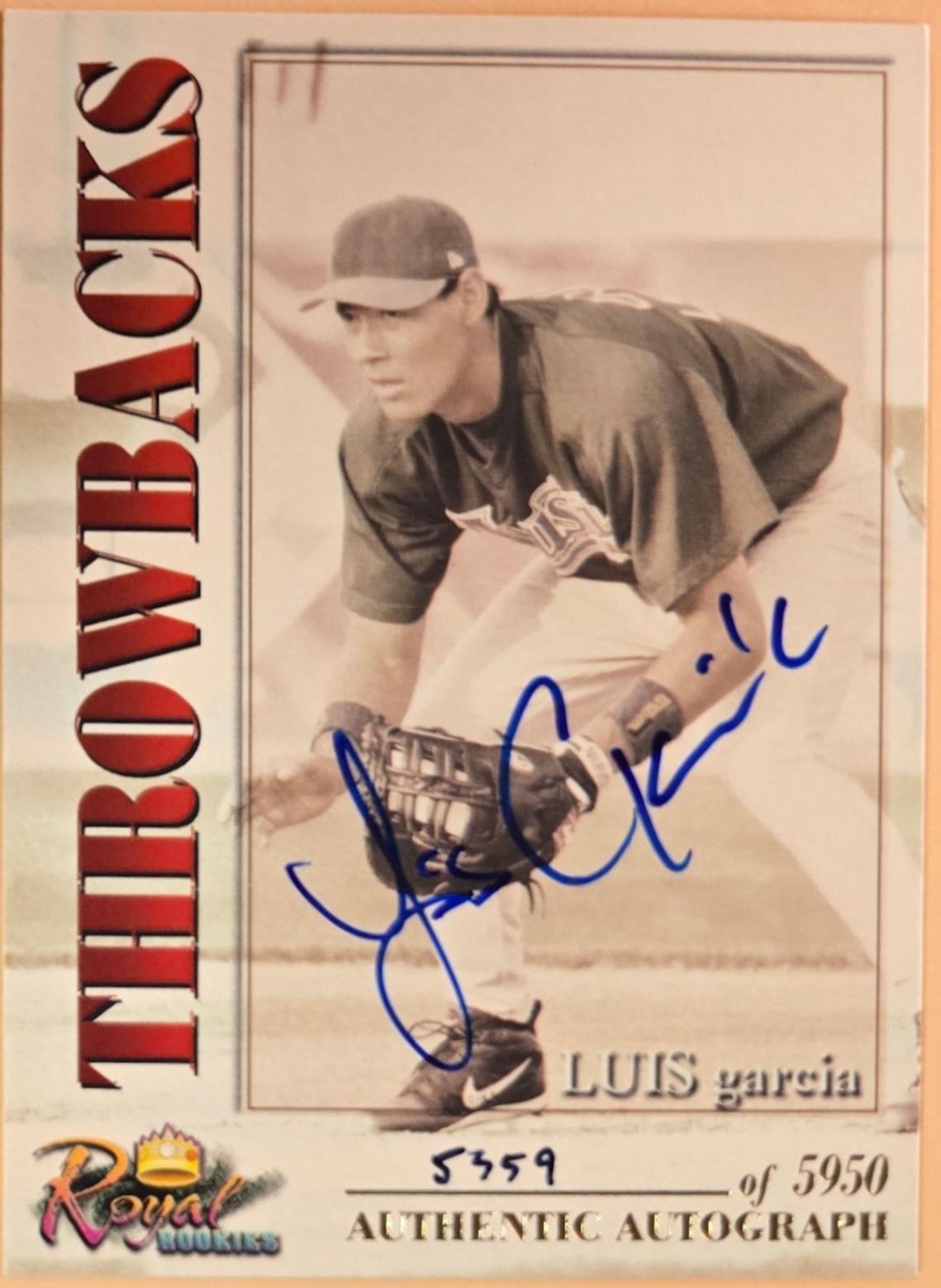 Luis Garcia [Autograph] #23