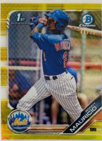 Ronny Mauricio [Yellow Refractor] #BCP-107