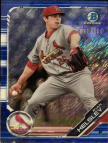 Ryan Helsley [Blue Shimmer Refractor] #BCP-121