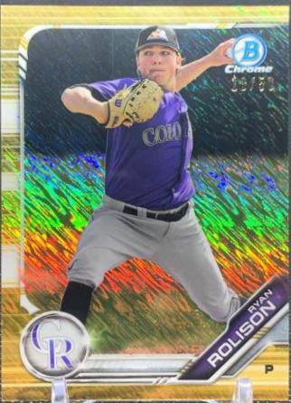 Ryan Rolison [Gold Shimmer Refractor] #BCP-196