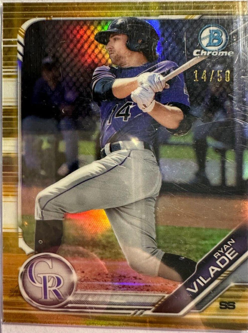 Ryan Vilade [Gold Shimmer Refractor] #BCP-36