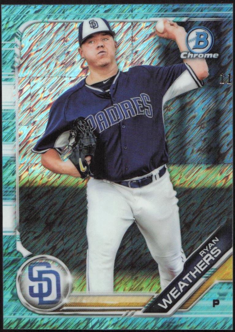 Ryan Weathers [Aqua Shimmer Refractor] #BCP-66