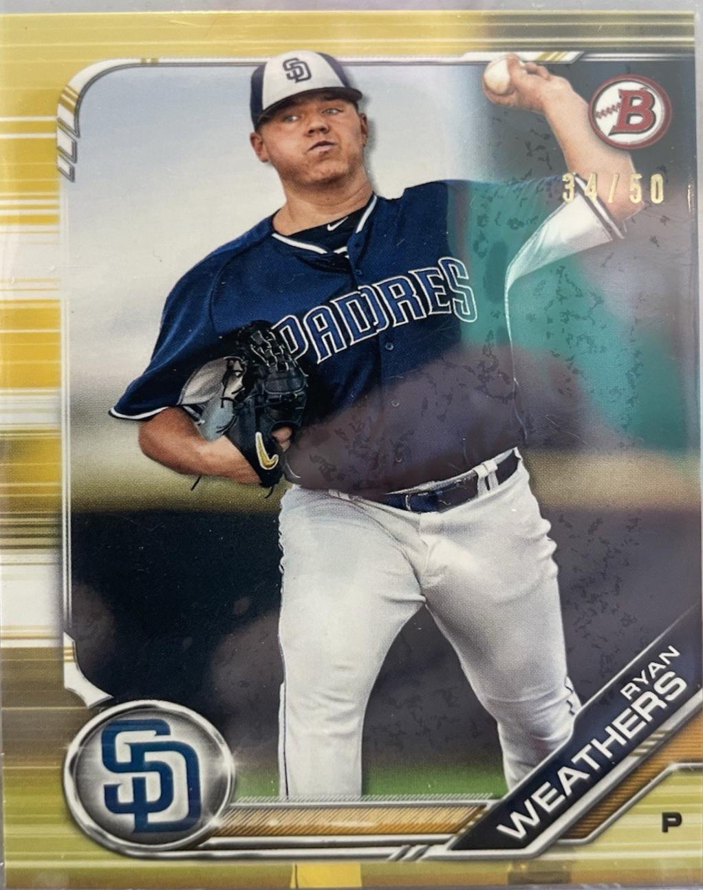 Ryan Weathers [Gold Refractor] #BCP-66